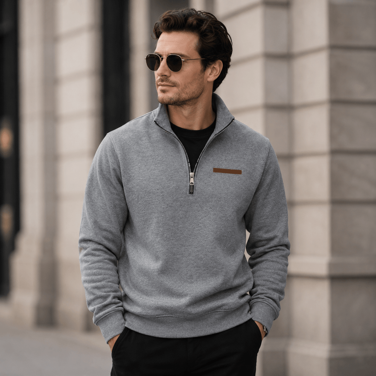 Lorenza - Sudadera Casual De Polar Para Hombre