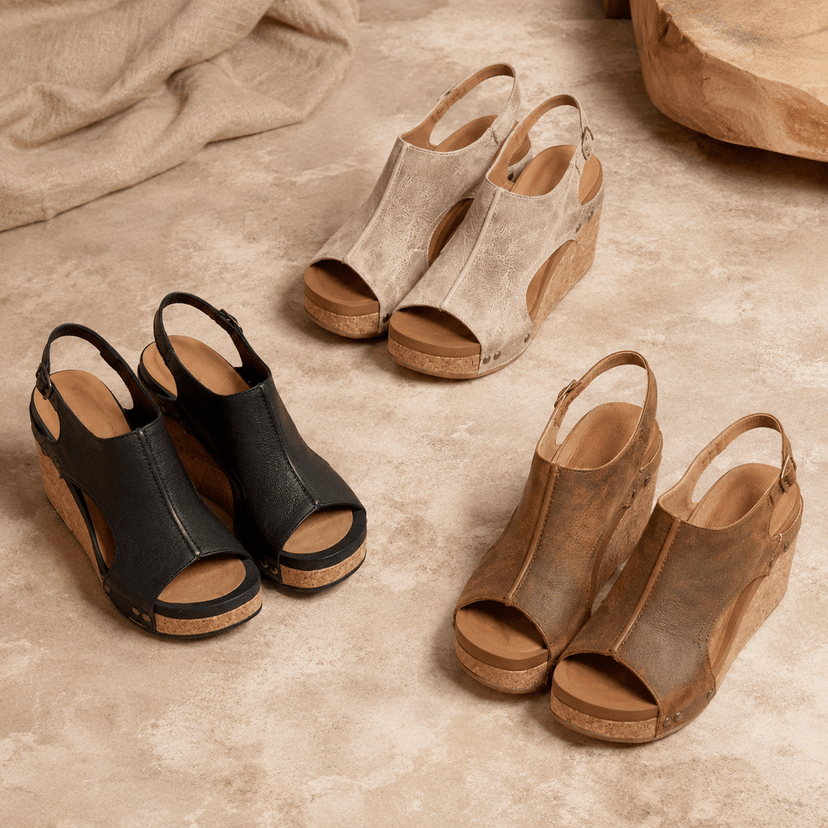 París™ - Sandalias casual ergonómicas