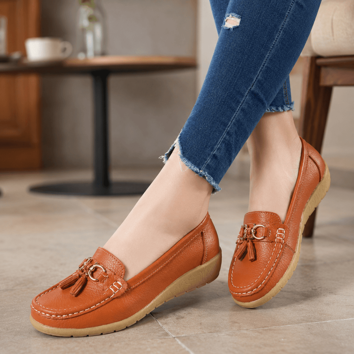 Soft Angel™ Zapatillas Ortopédicas de piel