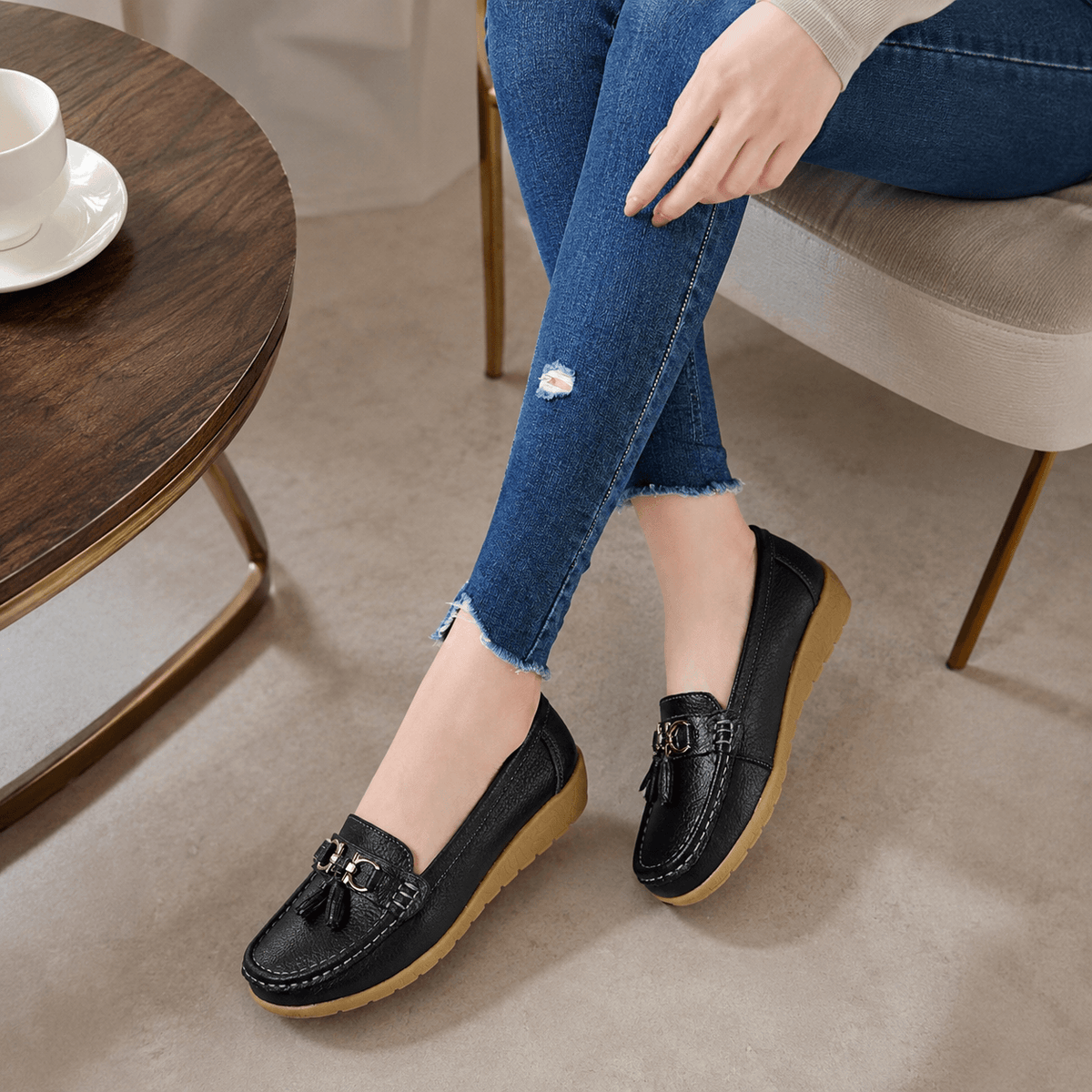 Soft Angel™ Zapatillas Ortopédicas de piel