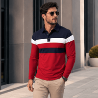 Azul Marino Con Rojo