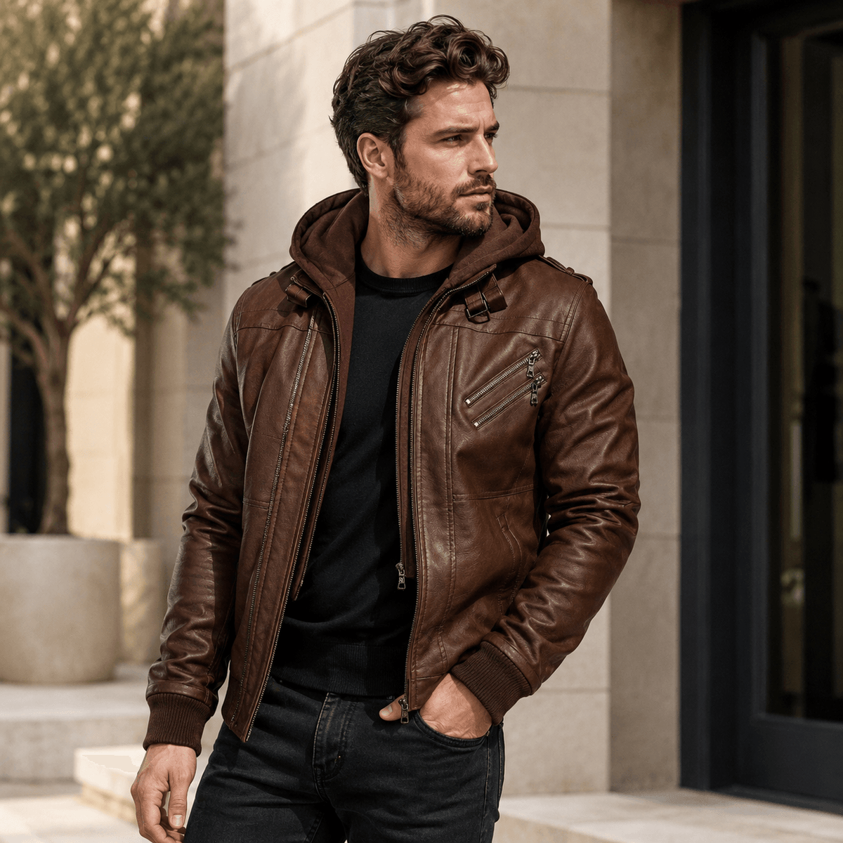 Olisa | Chaqueta De Cuero Heritage