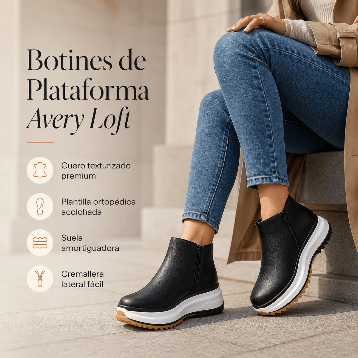 Botines de Plataforma Avery Loft