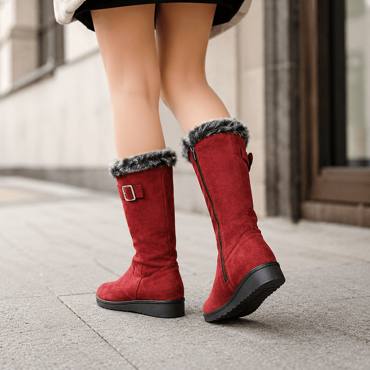 Morgane - Botas Altas Alto Tobillo Impermeables